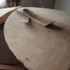 A Vista 3-Way Horn Speakers under construction with thin wood shavings and templates on it, situated in a Destination Audio workshop setting. A Vista 3-Way Horn Speakers under construction with thin wood shavings and templates on it, situated in a Destination Audio workshop setting.